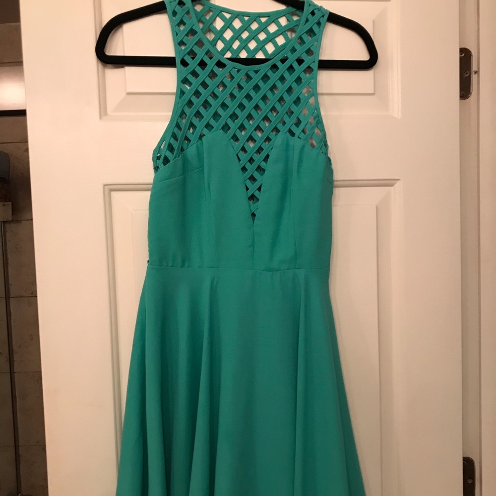 Teal dress